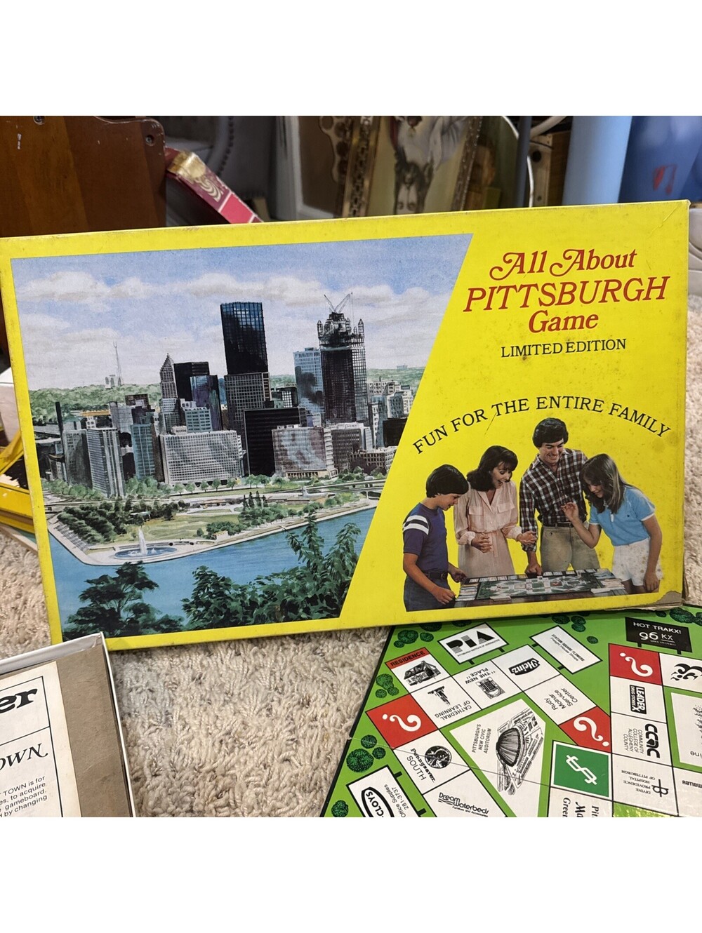 The Game of Pittsburgh Vintage Board Game 1982 Complete Excellent Condition